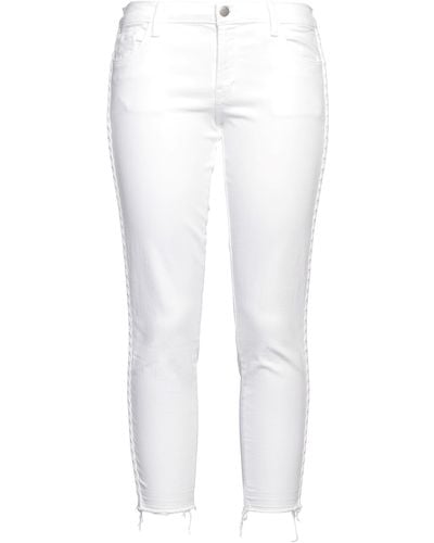 J Brand Jean raccourci - Blanc