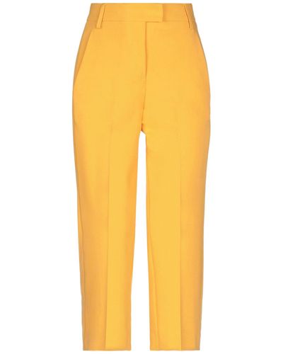 Dondup Cropped Pants - Yellow