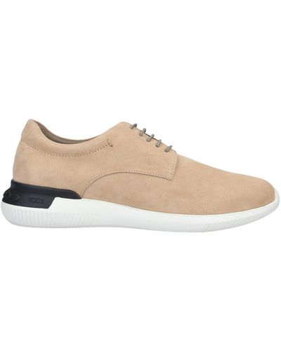 Tod's Sand Lace-Up Shoes Leather - Natural