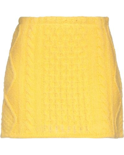 Laneus Mini Skirt - Yellow