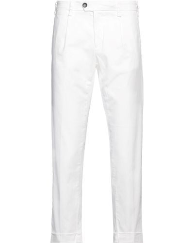 Jeordie's Cropped Trousers - White