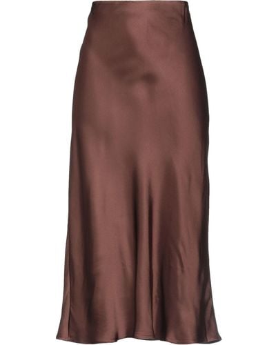 Marella Long Skirt - Brown
