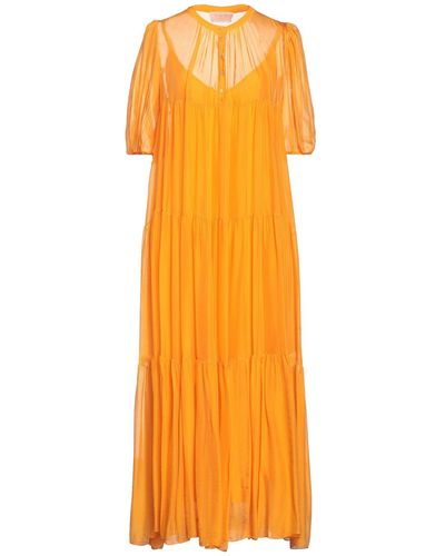 Kaos Long Dress - Orange