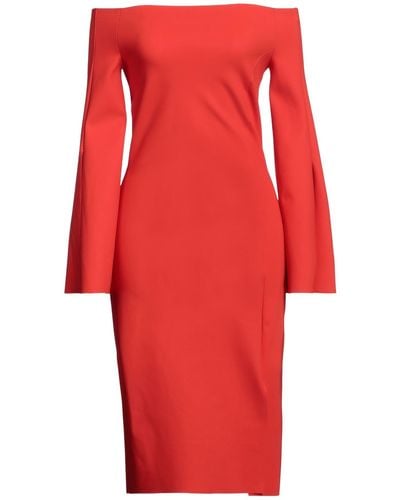 La Petite Robe Di Chiara Boni Vestido midi - Rojo