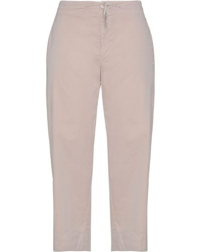 European Culture Cropped Trousers - Natural