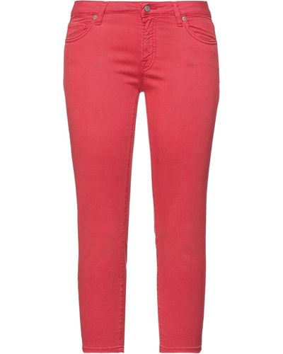 Roy Rogers Cropped Trousers - Red