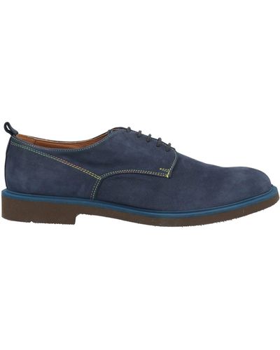 Marechiaro 1962 Midnight Lace-Up Shoes Soft Leather - Blue
