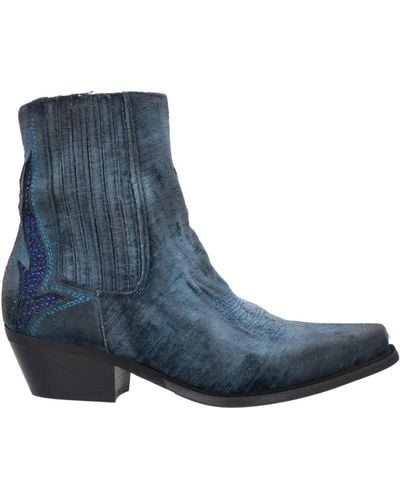 Zoe Ankle Boots - Blue