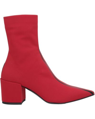Elena Iachi Ankle Boots - Red