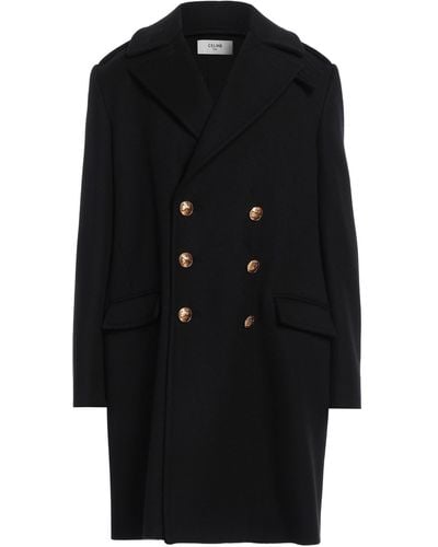 Celine Coat Wool, Cashmere - Black