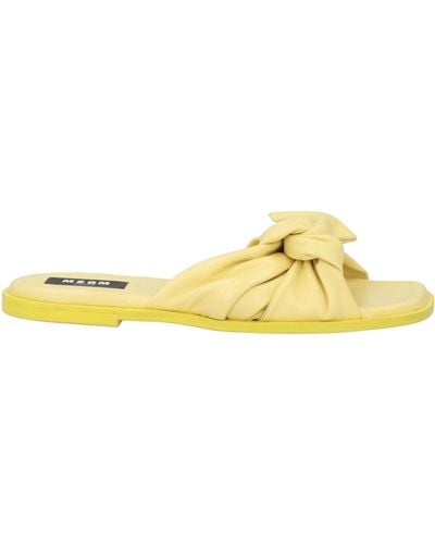MSGM Sandals - Yellow