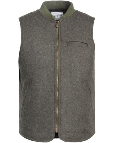 Bl'ker Military Vest Wool, Polyester, Polyamide - Gray