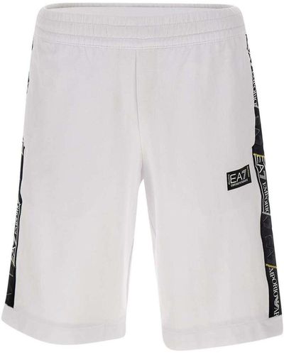 EA7 Shorts E Bermuda - Bianco