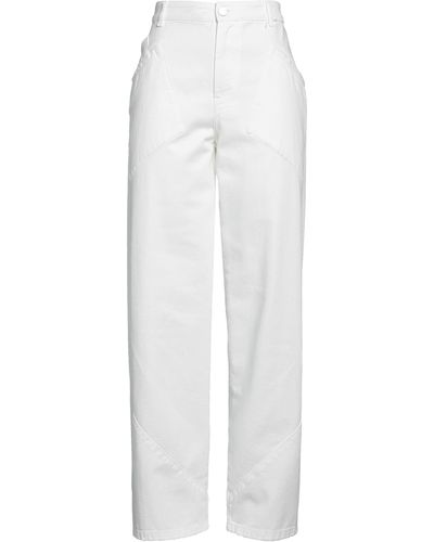 Alberta Ferretti Pantaloni Jeans - Bianco