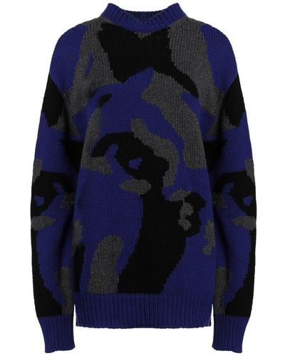 Les Hommes Pullover - Azul