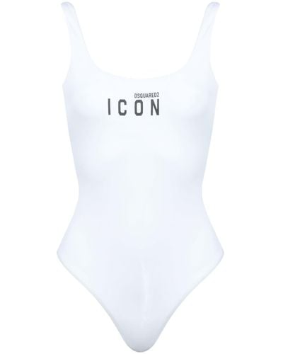 DSquared² One-piece Swimsuit - White