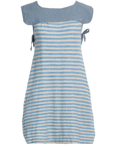 Jacob Coh?n Slate Mini Dress Cotton - Blue