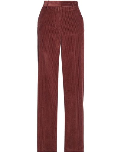 Weekend by Maxmara Trousers Cotton - Red