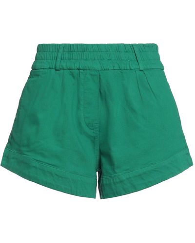 Ottod'Ame Denim Shorts - Green