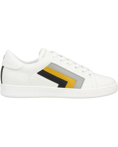 Valextra Sneakers Soft Leather - White