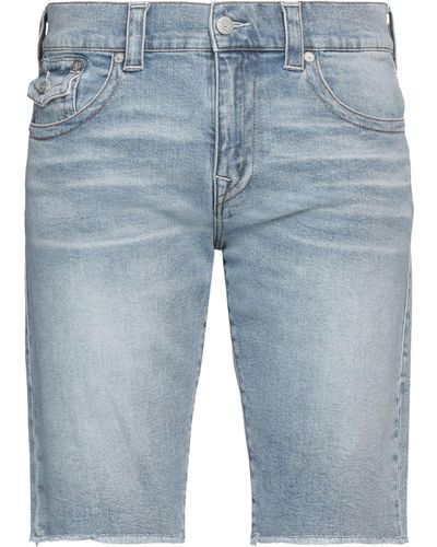 True Religion Shorts Jeans - Blu