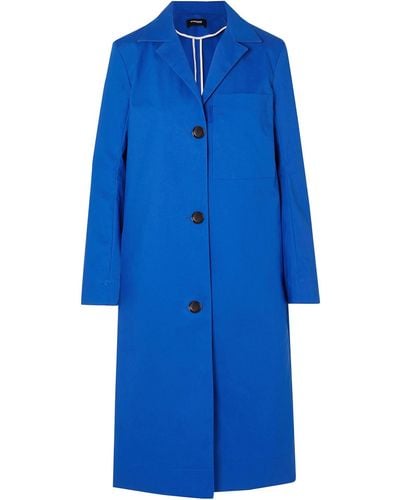 Kwaidan Editions Overcoat & Trench Coat - Blue