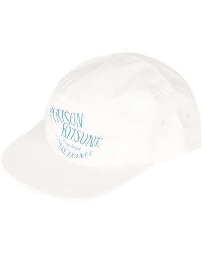 Maison Kitsuné Hat - White