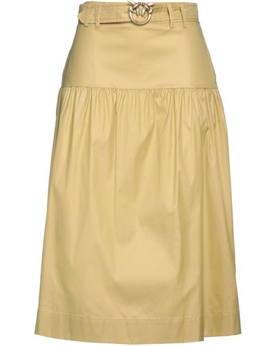 Pinko Midi Skirt - Yellow