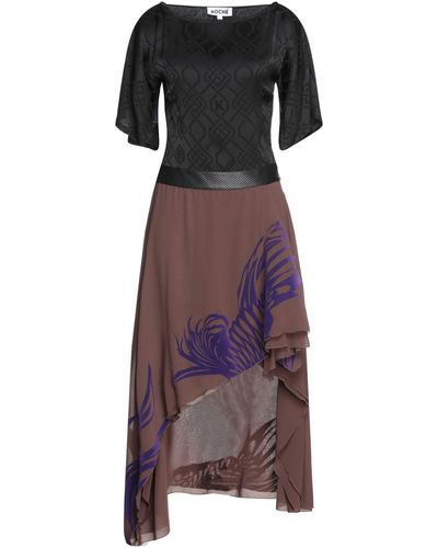 Koche Mini Dress Polyester, Viscose, Polyurethane - Purple