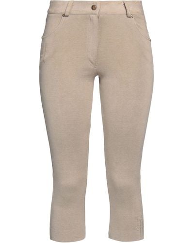 Ermanno Scervino Cropped Trousers - Natural