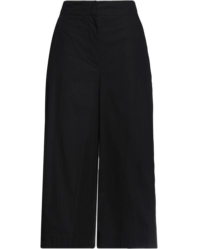 MSGM Cropped Trousers - Black