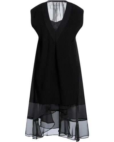 Sacai Mini Dress - Black
