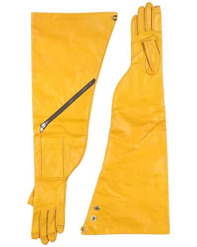 Rick Owens Gloves - Yellow
