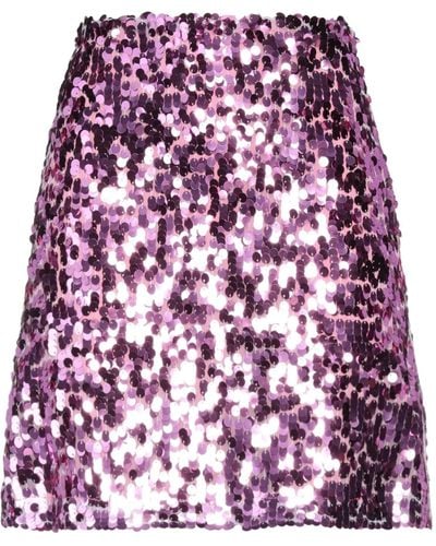 be Blumarine Mini Skirt - Purple