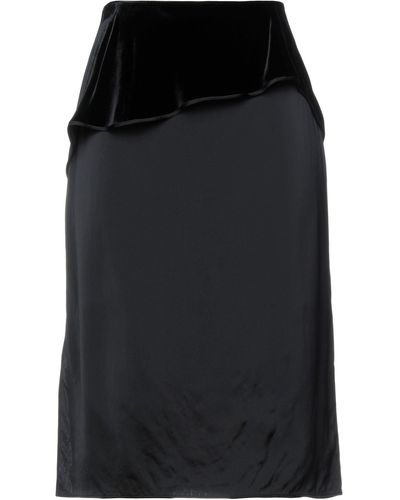 Helmut Lang Midi Skirt - Black