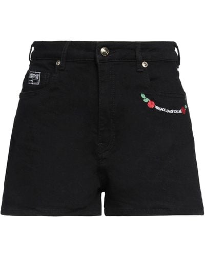 Versace Jeans Couture Shorts Jeans - Nero