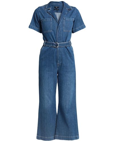 7 For All Mankind Jumpsuit - Blue