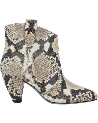 Paola D'arcano Ankle Boots - Gray