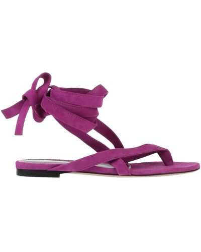 The Attico Thong Sandal - Purple