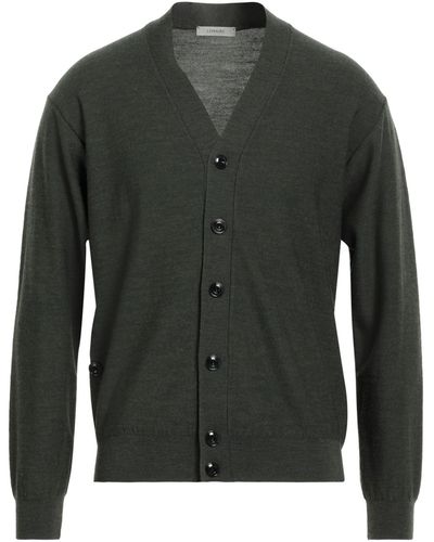 Lemaire Military Cardigan Acrylic, Wool - Green