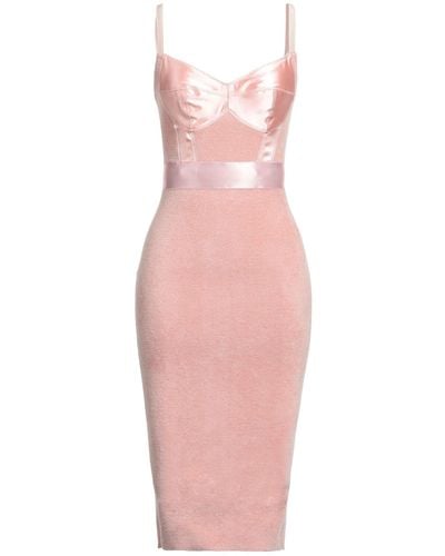 Elisabetta Franchi Midi Dress - Pink