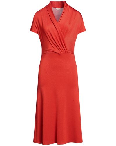 Siyu Midi Dress - Red