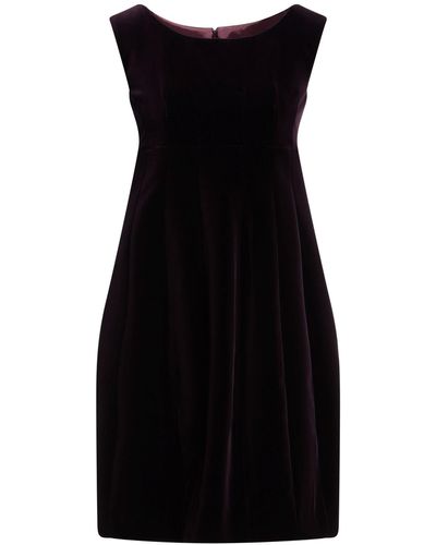 Aspesi Dark Mini Dress Cotton, Modal - Black