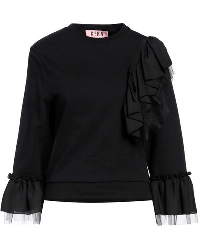 Gina Gorgeous Sweatshirt Cotton, Polyester - Black