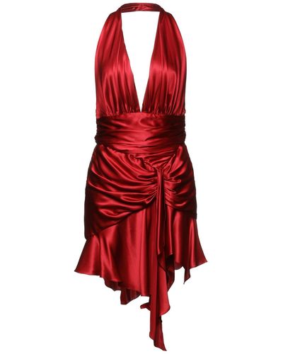 Alexandre Vauthier Midi Dress - Red