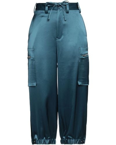 Y-3 Cropped Trousers - Blue