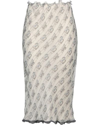 Fendi Midi Skirt - Grey