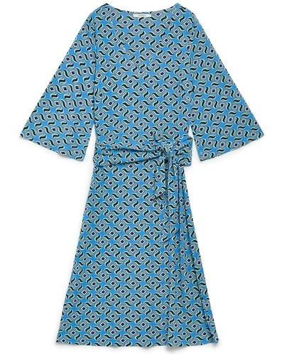 Maliparmi Midi-Kleid - Blau