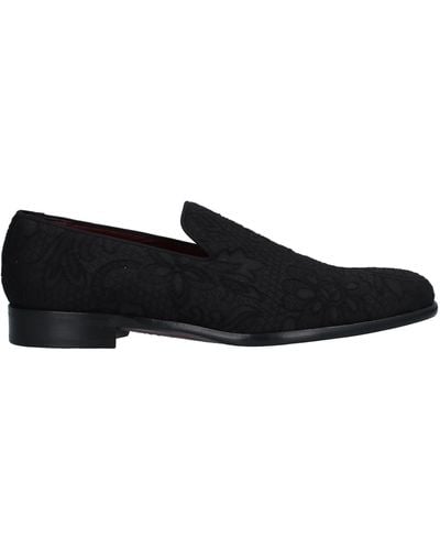 Dolce & Gabbana Loafers Cotton, Polyester, Polyacrylic - Black