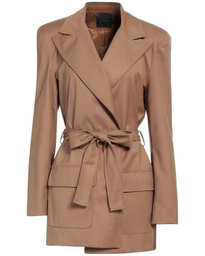 ACTUALEE Overcoat & Trench Coat - Brown